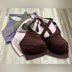 VSX Women's Bra Set - Burgandy, Pink, Green, purple  36D